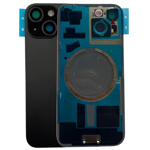 Задня кришка iPhone 15 Black (camera+frame+magnet) Original Quality (якість оригіналу)